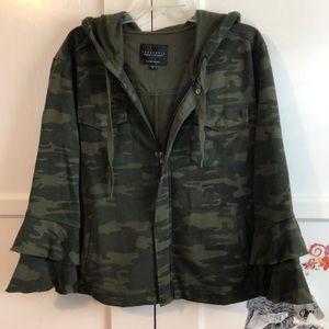 Camo sanctuary sweatshirt with hood!